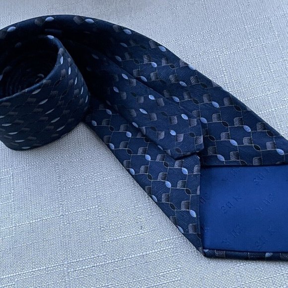 Men Tie Silk Necktie Classic Length Ties - Picture 8 of 11